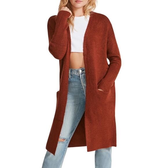 NEW BB Dakota by Steve Madden What's the Stitch Cardigan Sweater - Picture 4 of 7